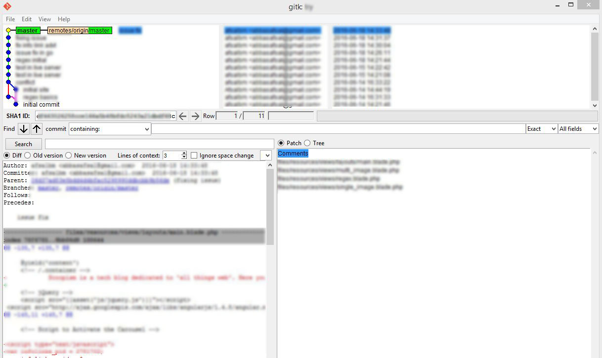 gitk
